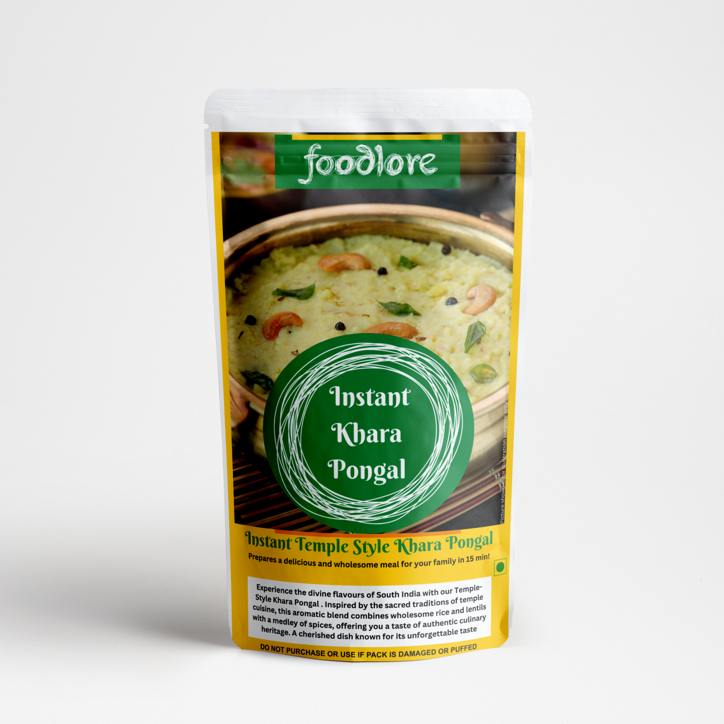Instant Temple Style Khara Pongal