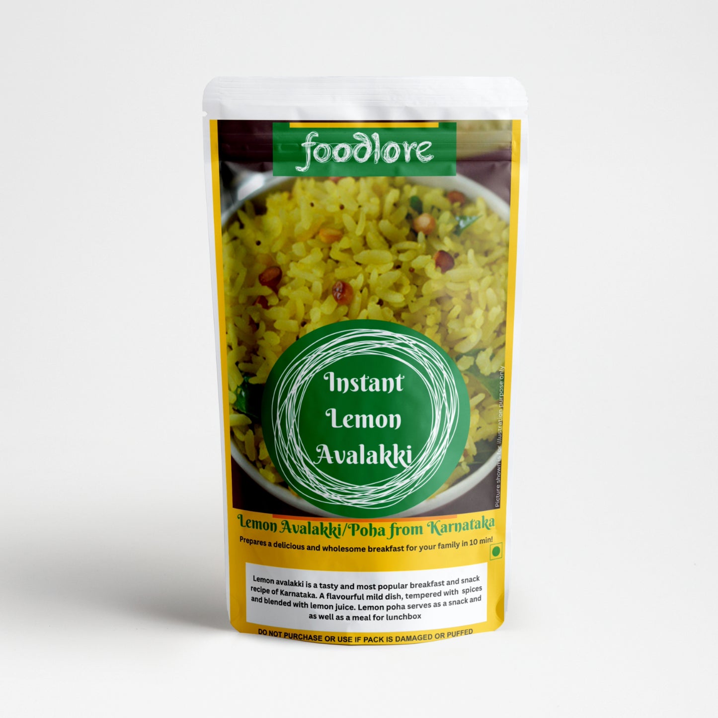 Instant Lemon Avalakki / Poha from Karnataka