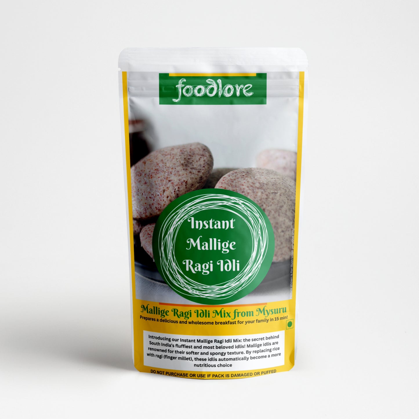 Instant Mallige Ragi Idli Mix from Mysuru
