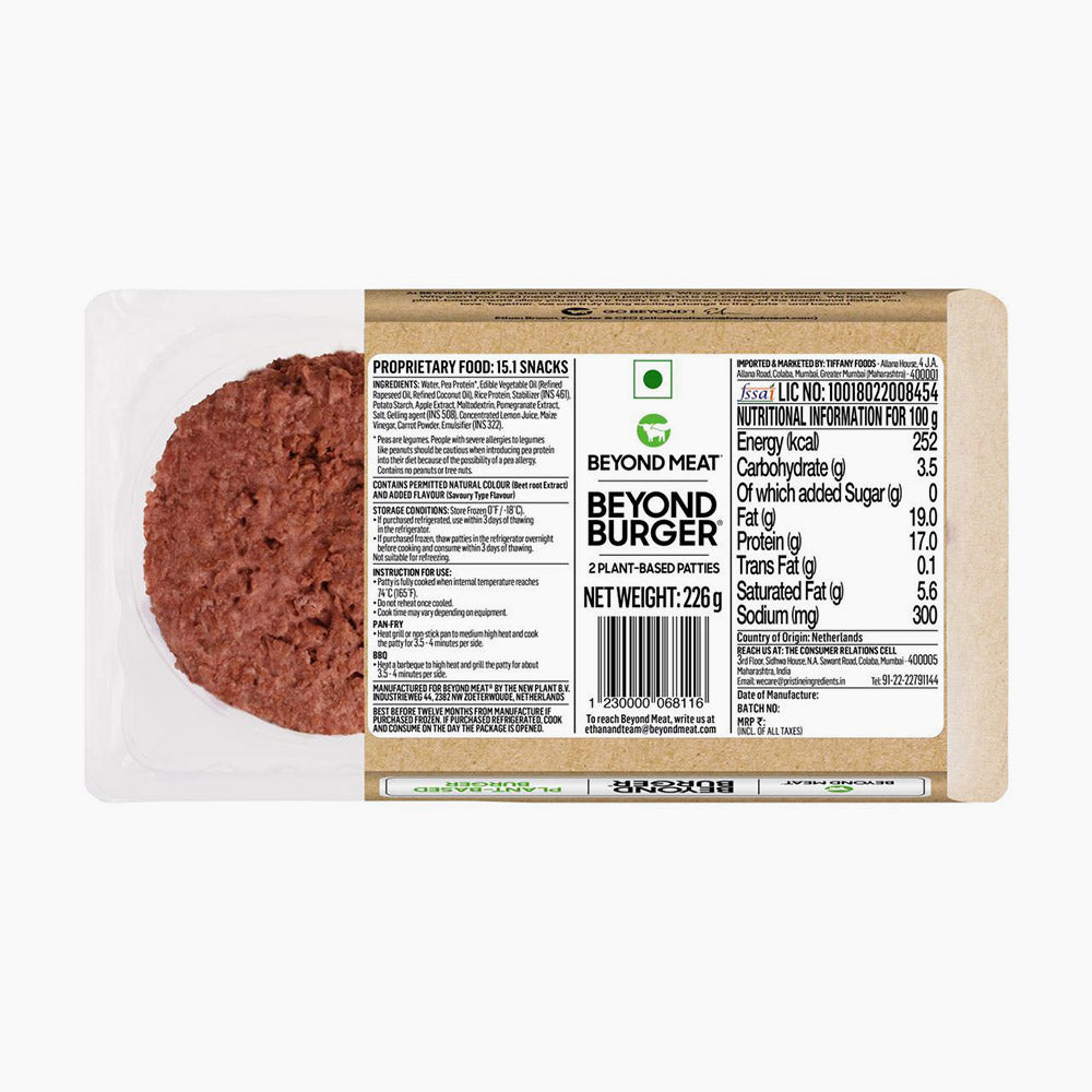 Beyond Meat – Beyond Burger, Plant-Based Burger (Shipping only within Mysore)